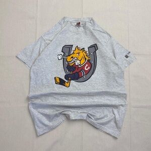 Vintage 00s Fruit of the Loom Heavy Cotton Barrie Colts OHL graphic tee
